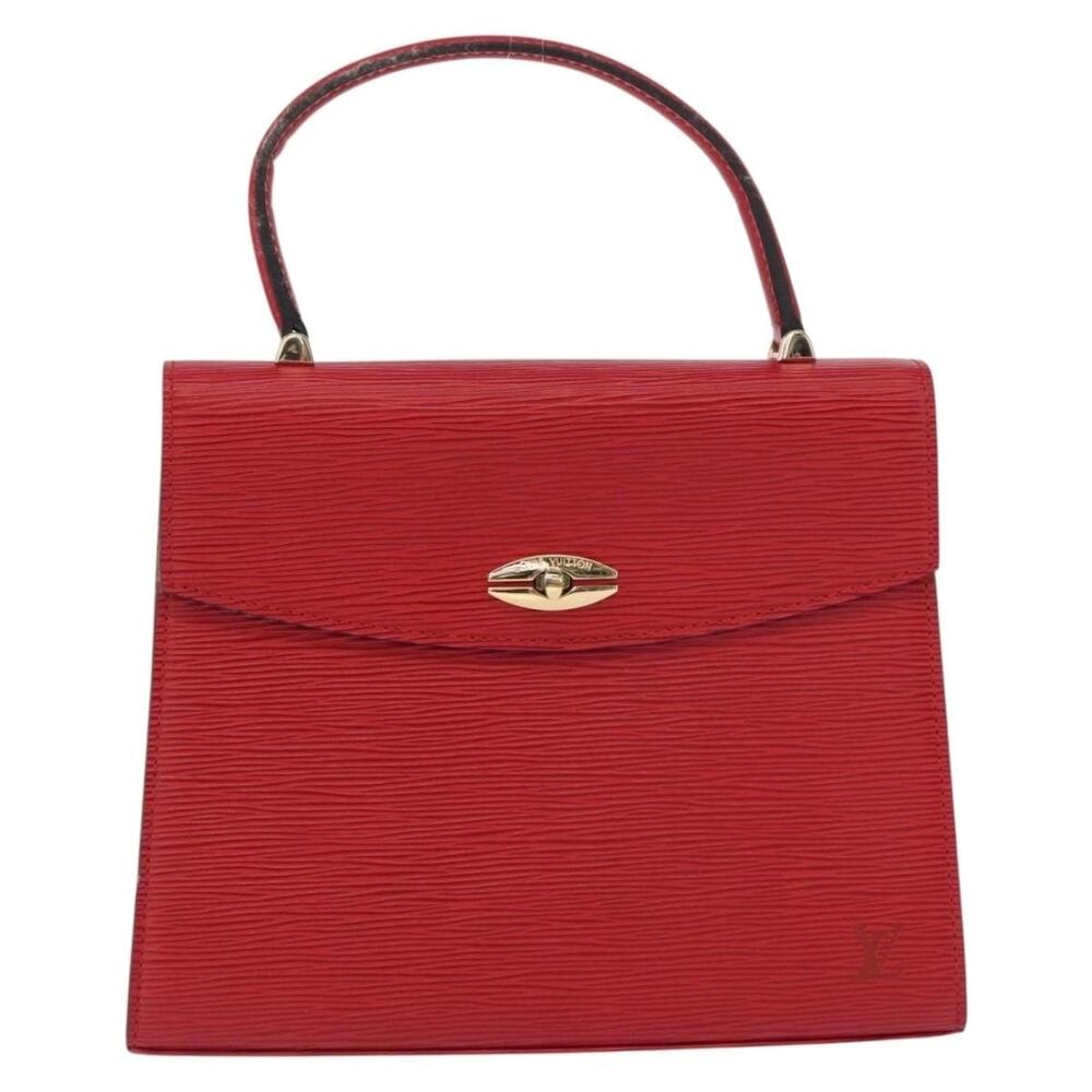 Louis Vuitton Epi Malesherbes Handbag Red